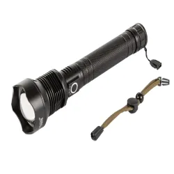 Latarka wojskowa policyjna cree xhp90 długość 25cm ładowana z 5V/USB
