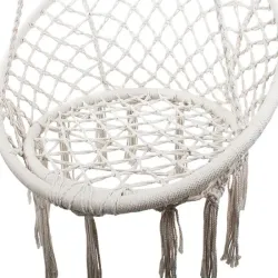Fotel wiszący huśtawka bocianie gniazdo huśtawka boho do domu ogrodu