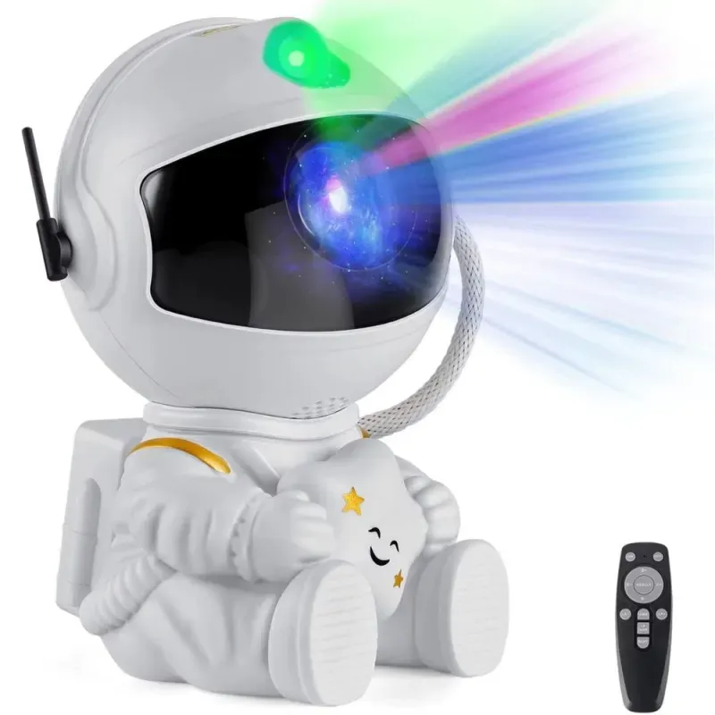 Projektor gwiazd astronauta lampka nocna niebo laserowy led pilot Projektor gwiazd astronauta lampka nocna niebo laserowy led pilot