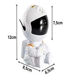 Projektor gwiazd astronauta lampka nocna niebo laserowy led pilot