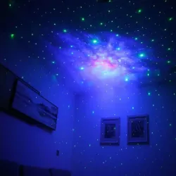 Projektor gwiazd astronauta lampka nocna niebo laserowy led pilot