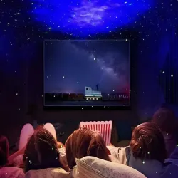 Projektor niedźwiadek lampka nocna rzutnik laserowy led pilot