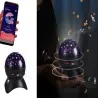 Projektor gwiazd lampka nocna nieba star głośnik bluetooth usb rzutnik