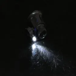 Lupa jubilerska kieszonkowa do oka 20x z mini latarką lampką led
