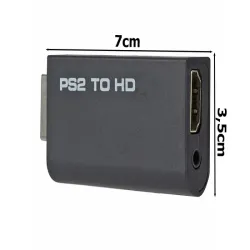 Adapter do konsoli ps2 konwerter przejściówka na hdmi z wyjściem audio