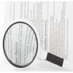Lupa 10x klasyczna duża 80mm szkło powiększające soczewka do czytania