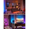 Taśma led 3528 rgb 4,5m wodoodporna pilot zestaw do oświetlenia