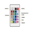 Taśma led 3528 rgb 4,5m wodoodporna pilot zestaw do oświetlenia