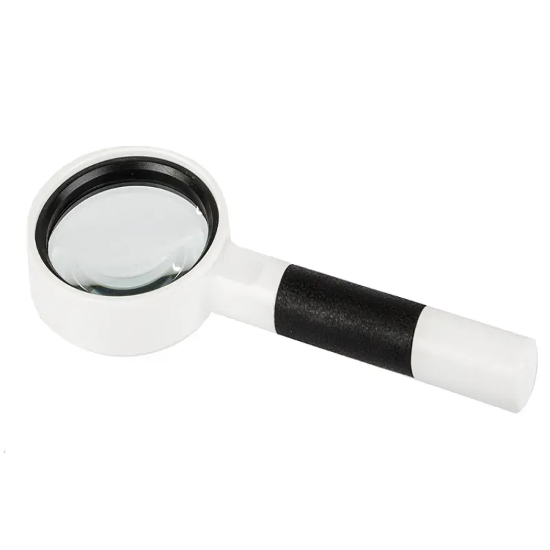Lupa 7x klasyczna szkło powiększające soczewka 50mm wykonana ze szkła Lupa 7x klasyczna szkło powiększające soczewka 50mm wykonana ze szkła