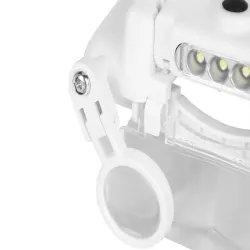 Lupa nagłowna 11.5x z oświetleniem LED okulary i latarka czołowa