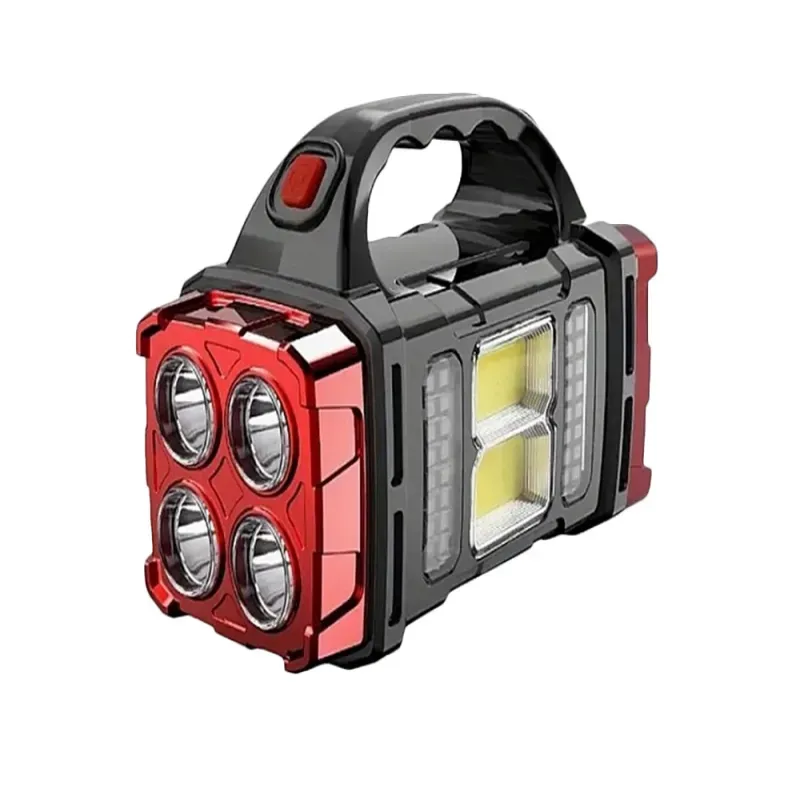 Latarka solarna przenośna lampka akumulatorowa cob powerbank reflektor Latarka solarna przenośna lampka akumulatorowa cob powerbank reflektor