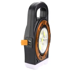 Latarka solarna przenośna lampka akumulatorowa led powerbank reflektor