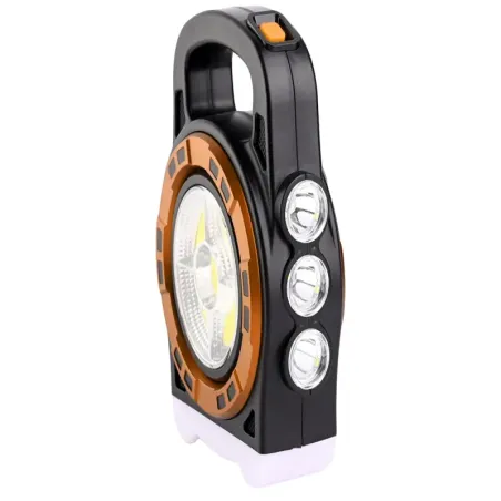 Latarka solarna przenośna lampka akumulatorowa led powerbank reflektor-5907451371275