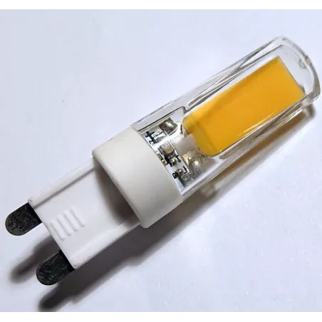 Żarówka diodowa G9 COB led 9W/220V ciepła lub zimna 300 lm-