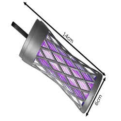 Lampa owadobójcza uv na komary muchy skuteczna pułapka na owady