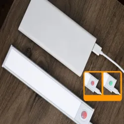 Lampka  30cm samoprzylepna listwa podszafkowa usb klips czujnik CCT