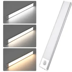 Lampka  30cm samoprzylepna listwa podszafkowa usb klips czujnik CCT