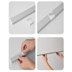 Lampka  30cm samoprzylepna listwa podszafkowa usb klips czujnik CCT