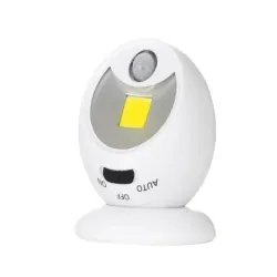 Lampka led cob 360 na baterie magnes bezprzewodowa czujnik ruchu noc