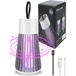 Lampa owadobójcza uv na komary muchy skuteczna elektryczna pułapka