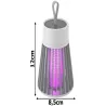 Lampa owadobójcza uv na komary muchy skuteczna elektryczna pułapka