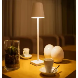 Lampka nocna stołowa dotykowa 3 stopniowa wysoka bezprzewodowa usb
