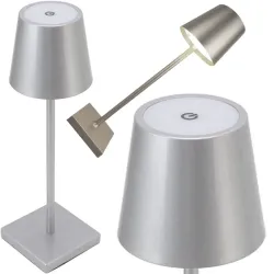 Lampka nocna stołowa dotykowa 3 stopniowa wysoka bezprzewodowa usb