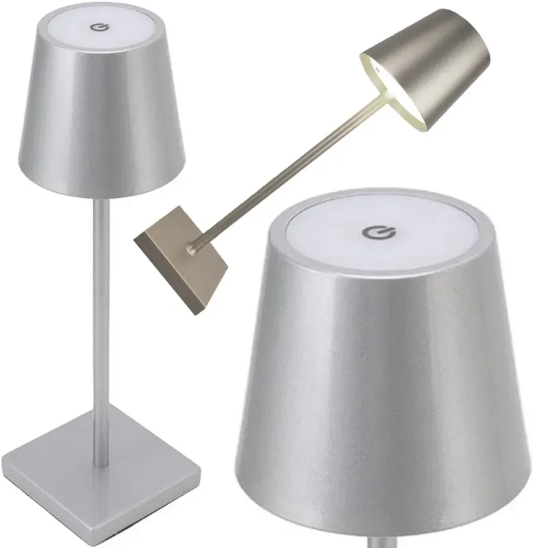 Lampka nocna stołowa dotykowa 3 stopniowa wysoka bezprzewodowa usb Lampka nocna stołowa dotykowa 3 stopniowa wysoka bezprzewodowa usb