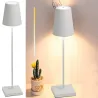 Lampka nocna stołowa dotykowa lampa 3 stopniowa wysoka bezprzewodowa usb