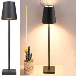 Lampka nocna stołowa dotykowa 3 stopniowa wysoka bezprzewodowa usb