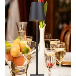 Lampka nocna stołowa dotykowa 3 stopniowa wysoka bezprzewodowa usb