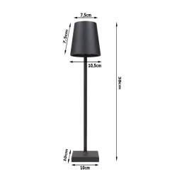 Lampka nocna stołowa dotykowa 3 stopniowa wysoka bezprzewodowa usb