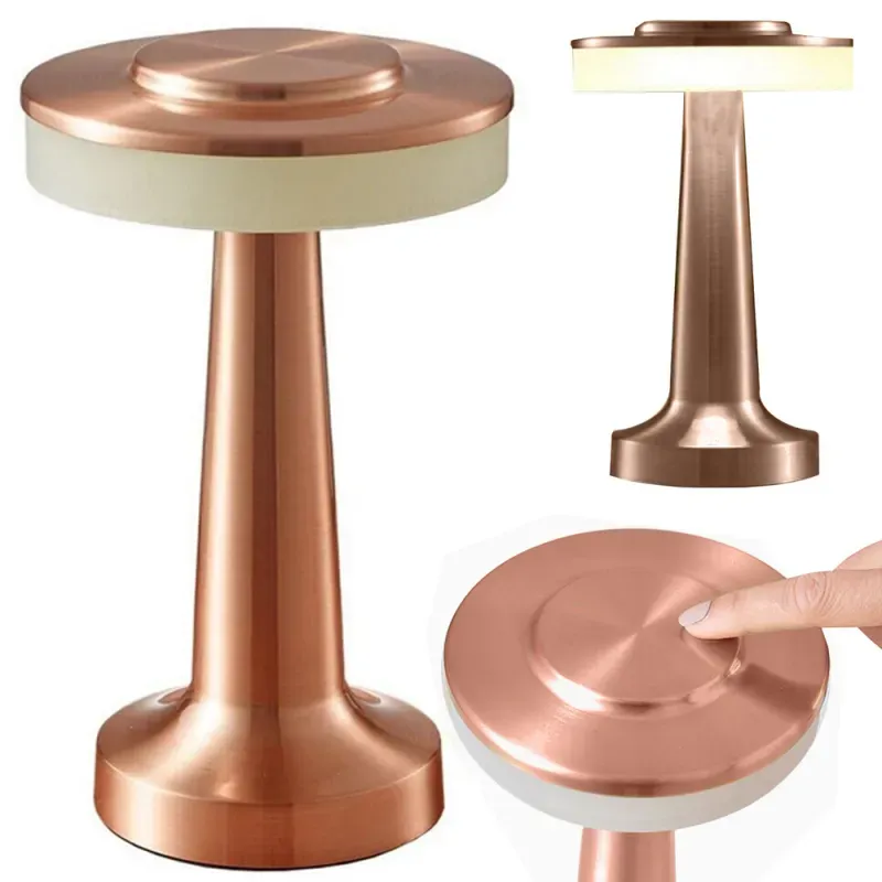 Lampka nocna stołowa dotykowa 3 stopniowa wysoka bezprzewodowa usb Lampka nocna stołowa dotykowa 3 stopniowa wysoka bezprzewodowa usb