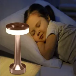 Lampka nocna stołowa dotykowa 3 stopniowa wysoka bezprzewodowa usb