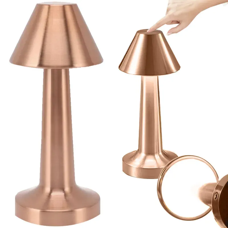 Lampka nocna stołowa dotykowa 3 stopniowa wysoka bezprzewodowa usb Lampka nocna stołowa dotykowa 3 stopniowa wysoka bezprzewodowa usb