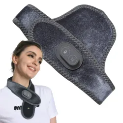 Opaska masażer na ból karku szyji rozgrzewająca masująca na usb lekka