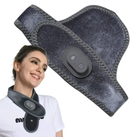 Opaska masażer na ból karku szyji rozgrzewająca masująca na usb lekka-5907451364598
