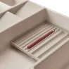 Duży organizer modułowy 12 elementów na kosmetyki wkład do szuflady