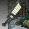 Lampa solarna 96 led cob z czujnikiem ruchu zmierzchu mała kompaktowa