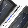 Latarnia solarna 10W/6COB, z pilotem, czujnikiem ruchu i zmierzchu