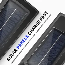 Latarnia solarna 10W/6COB, z pilotem, czujnikiem ruchu i zmierzchu
