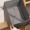 Organizer pojemnik tekstylny na bieliznę ubrania buty do szuflady szary