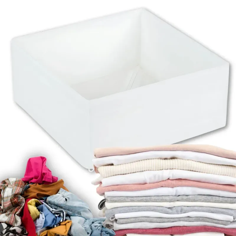 Organizer pojemnik tekstylny na bieliznę ubrania buty do szuflady Organizer pojemnik tekstylny na bieliznę ubrania buty do szuflady
