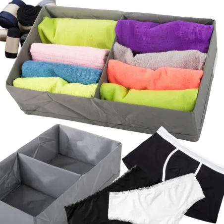 Organizer do szuflady szafy na bielizne skarpetki ubrania z przegrodą-5907451368855