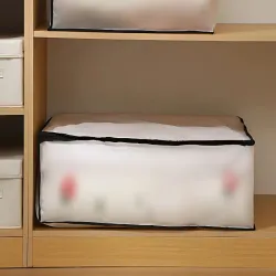Organizer XL z suwakiem na pościel ubrania pojemnik na koce kołdrę