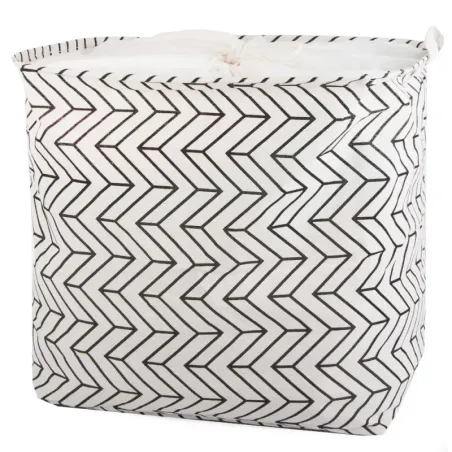 Duży kosz 40x50x45cm składany na pranie zabawki zamykany pojemność 90L-5907451347584