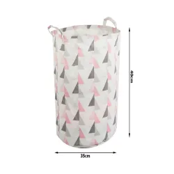 Kosz na pranie zabawki duży pojemnik xl 40x35cm pojemność 45L składany