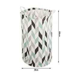 Kosz na pranie zabawki duży pojemnik xl 40x35cm pojemność 45L składany