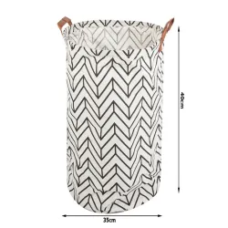 Kosz na pranie zabawki duży pojemnik xl 40x35cm pojemność 45L składany