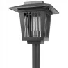 Lampa owadobójcza solarna UV latarenka wbijana ogrodowa na komary